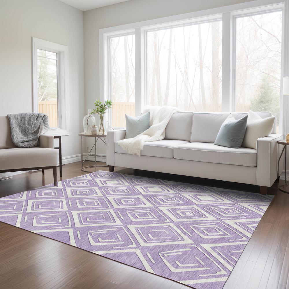 Chantille ACN862 Purple 5' x 7'6" Rug