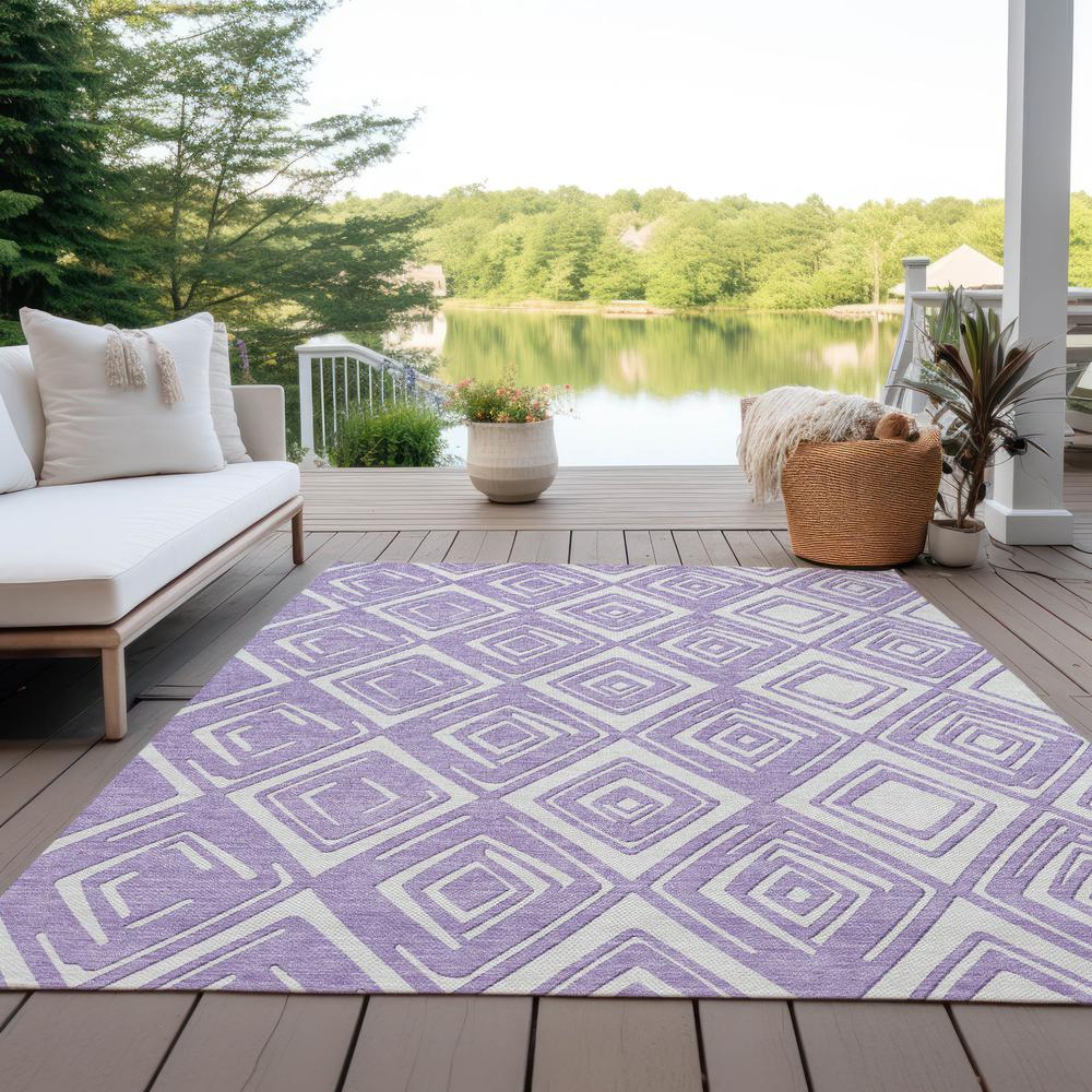 Chantille ACN862 Purple 5' x 7'6" Rug