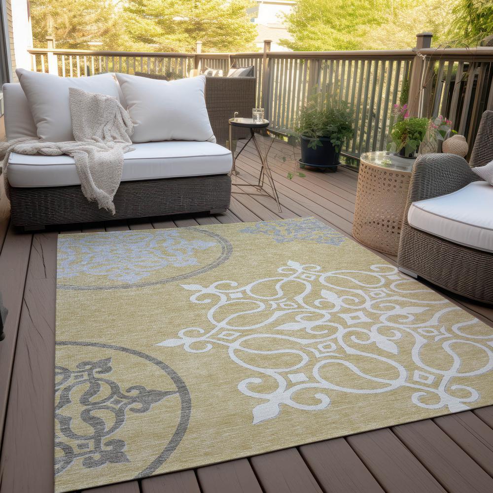 Chantille ACN874 Gold 5' x 7'6" Rug