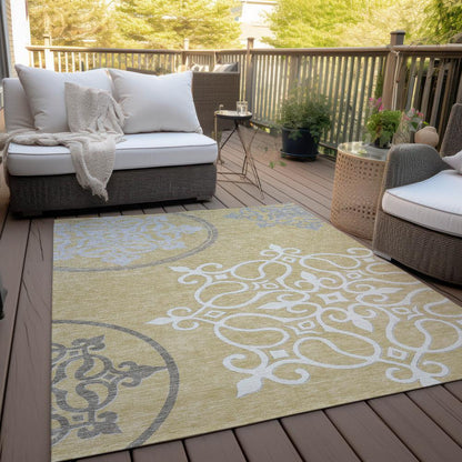 Chantille ACN874 Gold 5' x 7'6" Rug
