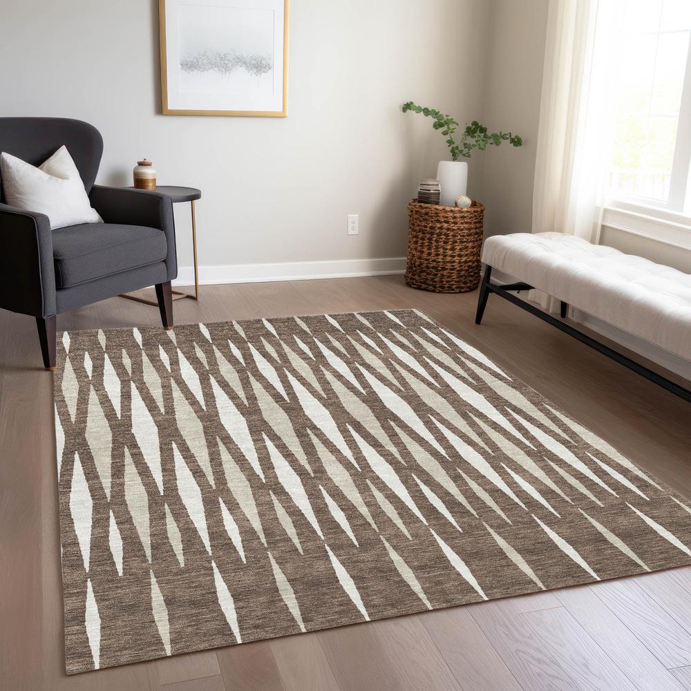 Chantille ACN881 Brown 5' x 7'6" Rug