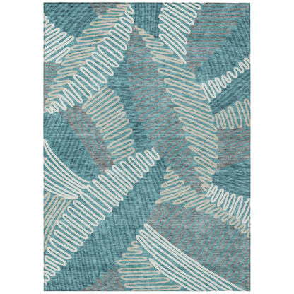 Chantille ACN904 Teal 5' x 7'6" Rug