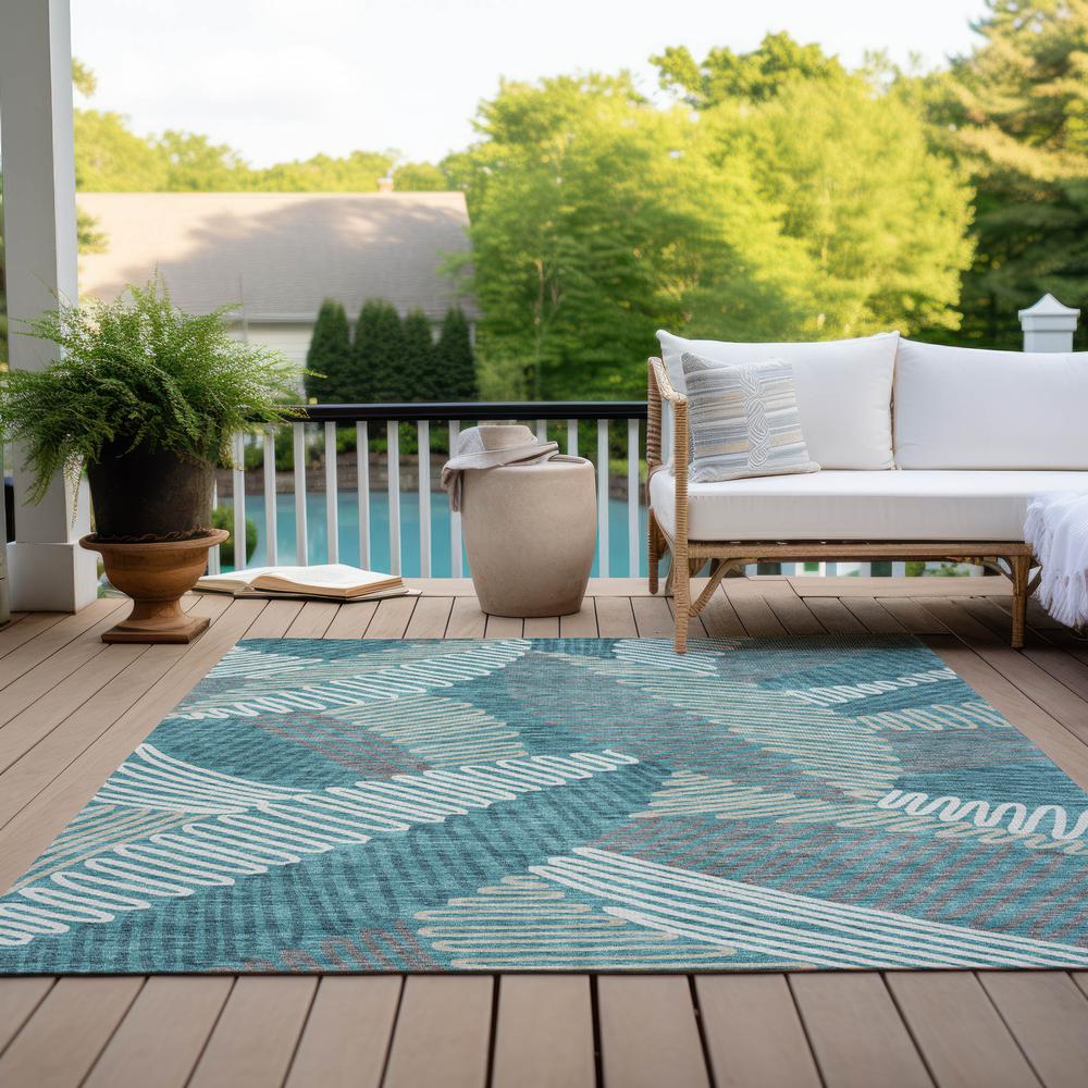 Chantille ACN904 Teal 5' x 7'6" Rug