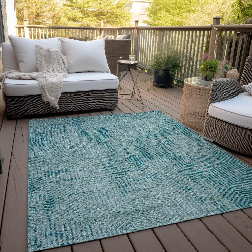 Chantille ACN912 Teal 5' x 7'6" Rug
