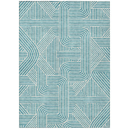Chantille ACN917 Teal 5' x 7'6" Rug