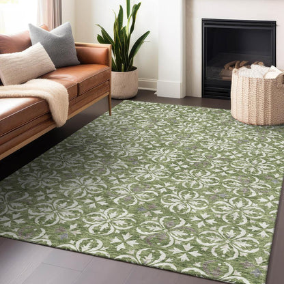 Chantille ACN930 Green 5' x 7'6" Rug