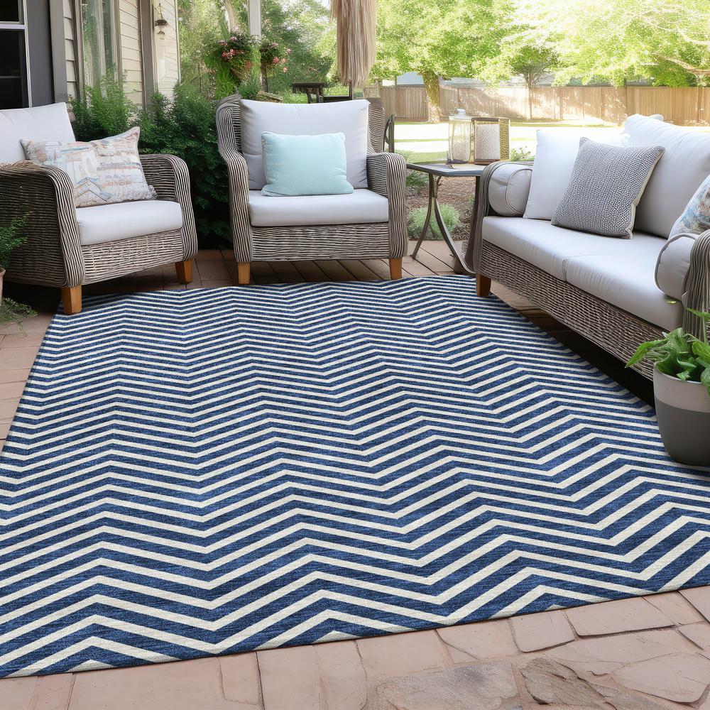 Chantille ACN934 Blue 5' x 7'6" Rug