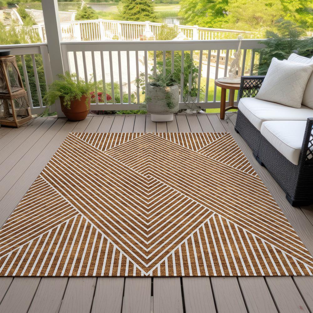 Chantille ACN937 Orange 5' x 7'6" Rug