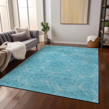 Chantille ACN968 Teal 5' x 7'6" Rug