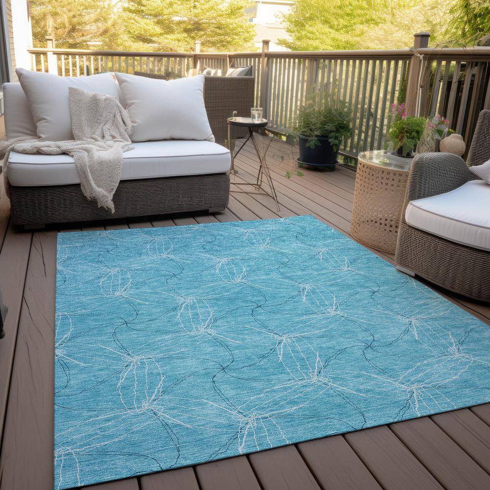 Chantille ACN968 Teal 5' x 7'6" Rug