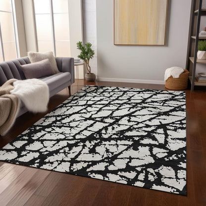 Chantille ACN972 Black 5' x 7'6" Rug