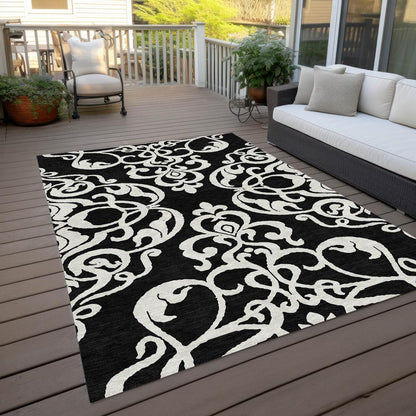 Chantille ACN973 Black 5' x 7'6" Rug