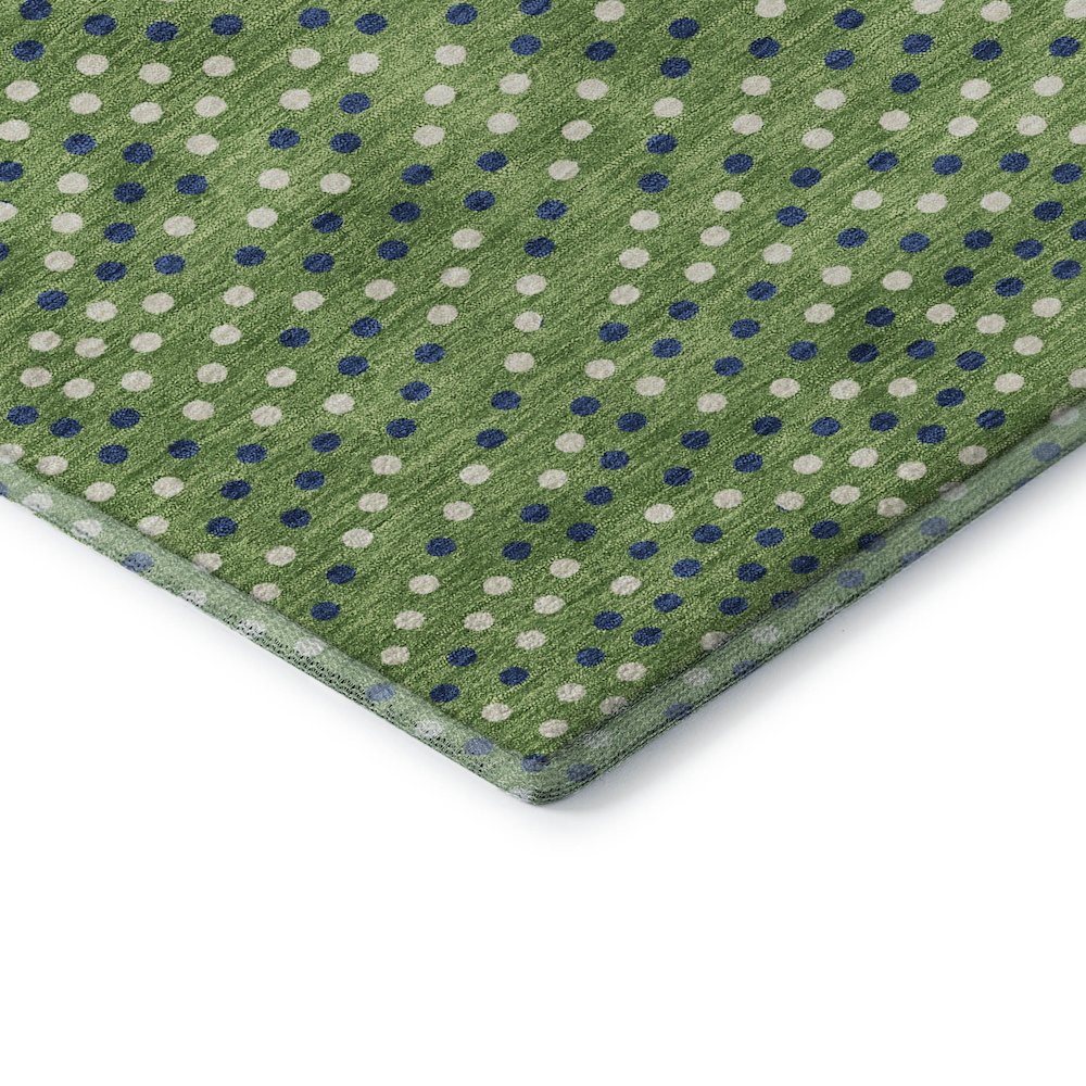 Premium Machine Washable Mayfield AMF1021 Green 2'6" x 3'10" Rug