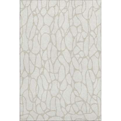 Premium Machine Washable Mayfield AMF1024 Ivory 5' x 7'6" Rug