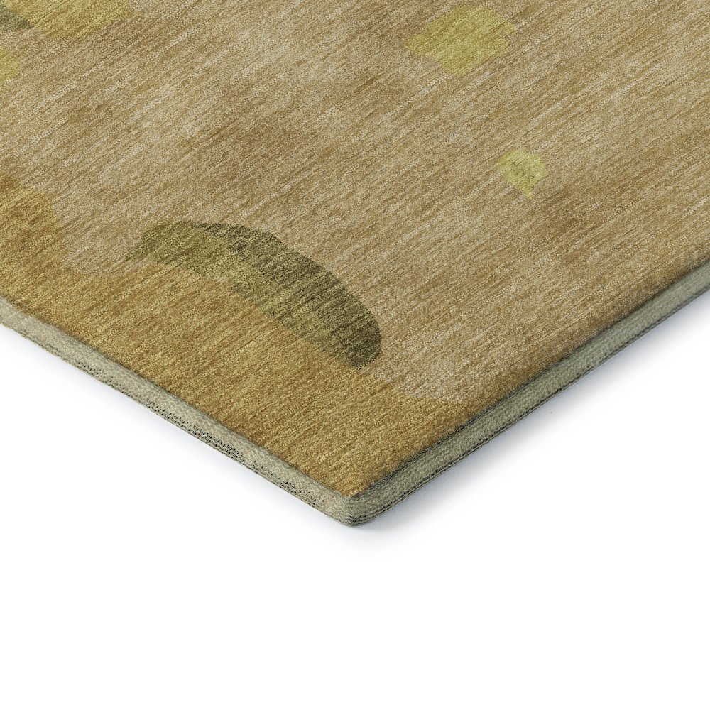 Premium Machine Washable Mayfield AMF1028 Gold 2'6" x 3'10" Rug