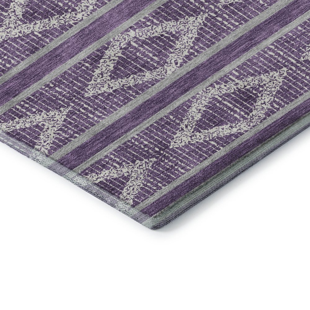 Premium Machine Washable Mayfield AMF1029 Purple 2'6" x 3'10" Rug