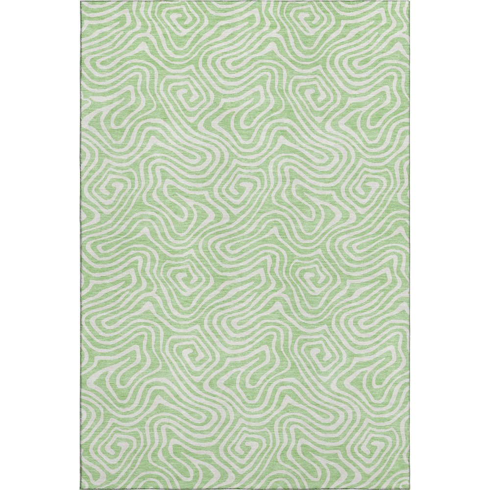 Premium Machine Washable Mayfield AMF1030 Mint 5' x 7'6" Rug