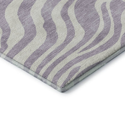 Premium Machine Washable Mayfield AMF1042 Lavender 2'6" x 3'10" Rug