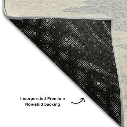 Premium Machine Washable Mayfield AMF1050 Beige 2'6" x 3'10" Rug