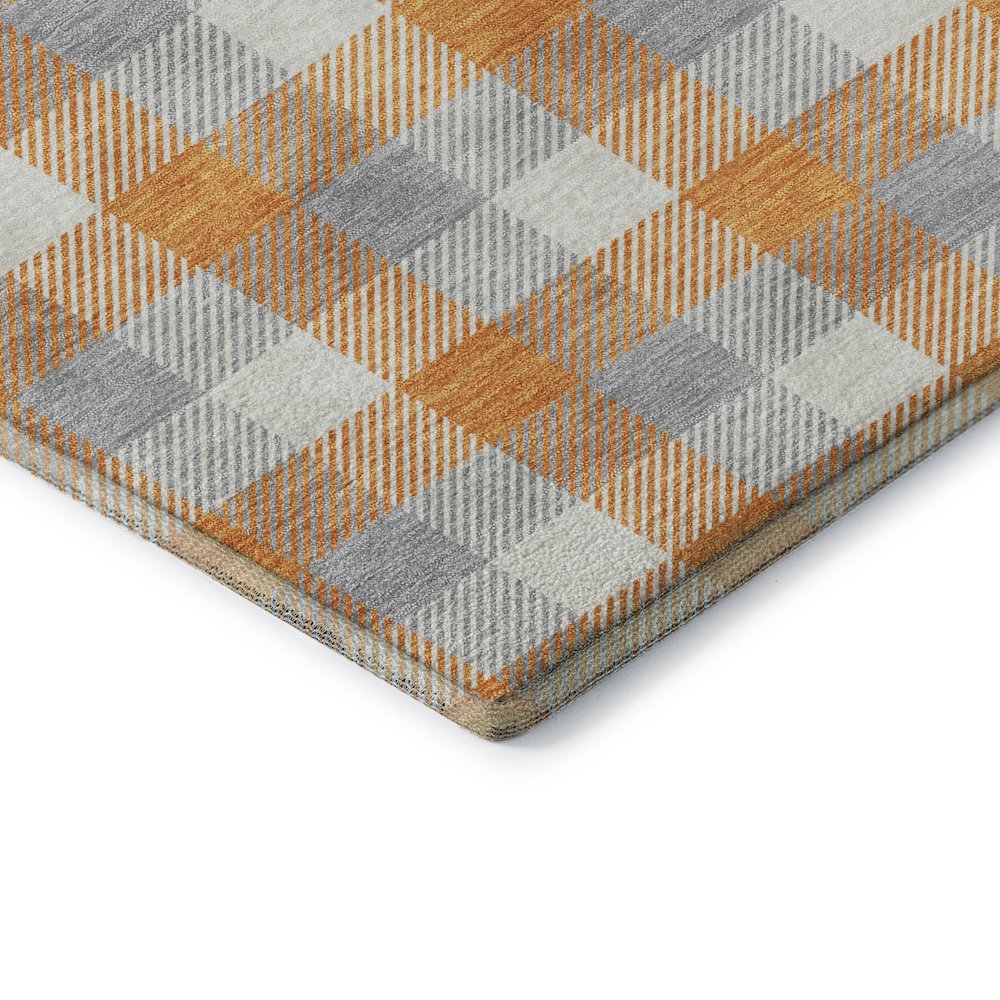Premium Machine Washable Mayfield AMF1053 Orange 2'6" x 3'10" Rug
