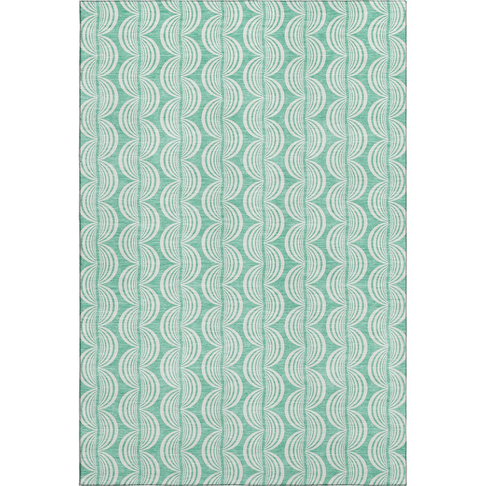 Premium Machine Washable Mayfield AMF1056 Seafoam 5' x 7'6" Rug