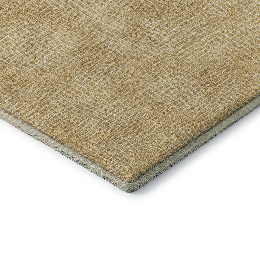 Premium Machine Washable Mayfield AMF1057 Gold 2'6" x 3'10" Rug