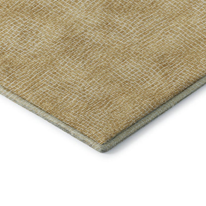 Premium Machine Washable Mayfield AMF1057 Gold 2'6" x 3'10" Rug