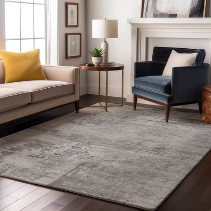 Premium Machine Washable Mayfield AMF1062 Gray 5' x 7'6" Rug
