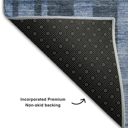 Premium Machine Washable Mayfield AMF1063 Navy 2'6" x 3'10" Rug