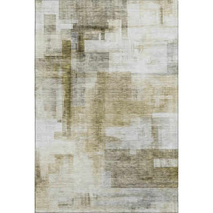 Premium Machine Washable Mayfield AMF1067 Taupe 5' x 7'6" Rug