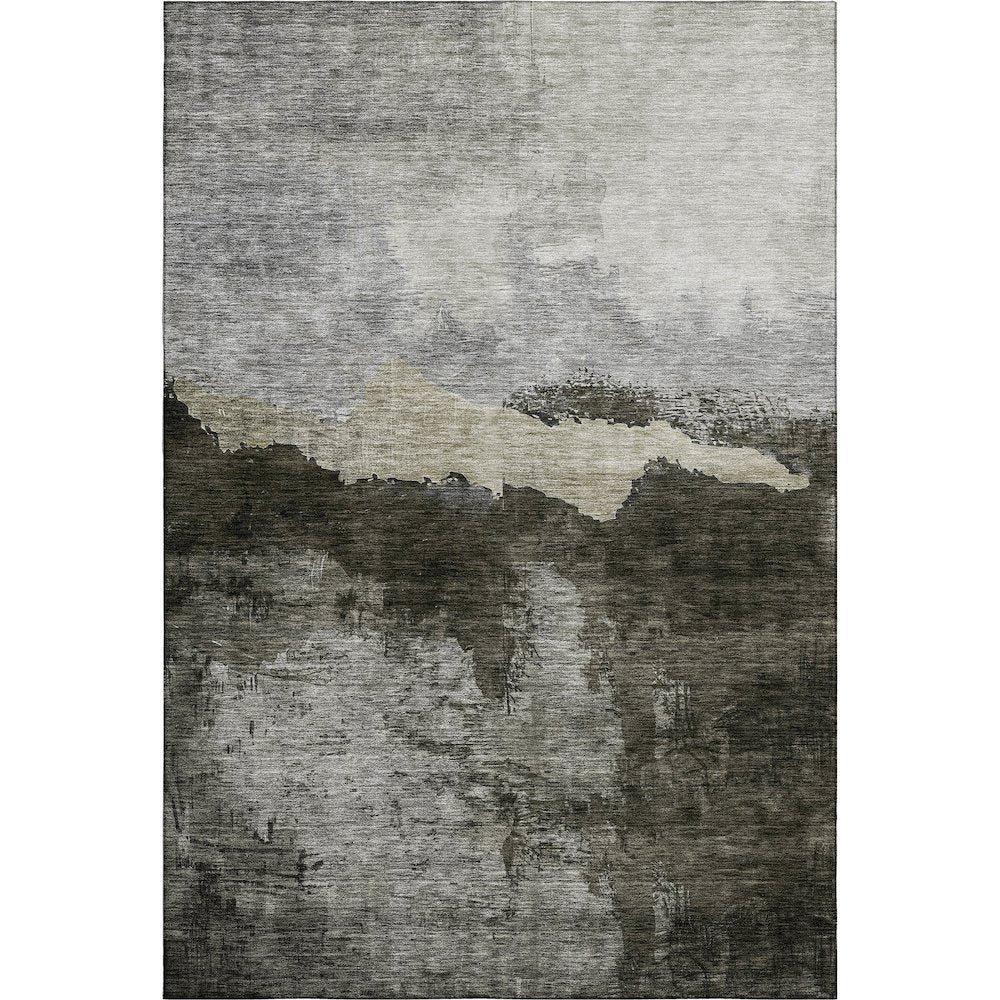 Premium Machine Washable Mayfield AMF1069 Taupe 5' x 7'6" Rug
