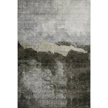 Premium Machine Washable Mayfield AMF1069 Taupe 5' x 7'6" Rug
