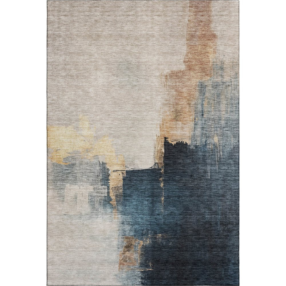Premium Machine Washable Mayfield AMF1071 Taupe 5' x 7'6" Rug