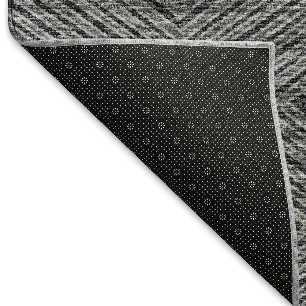 Premium Machine Washable Mayfield  Gray 2'6" x 3'10" Rug