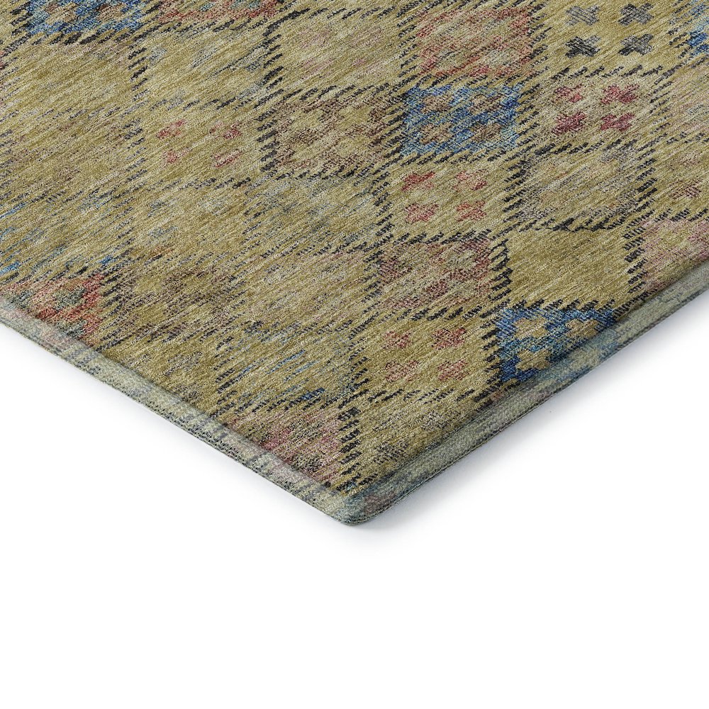Premium Machine Washable Mayfield AMF1081 Gold 2'6" x 3'10" Rug