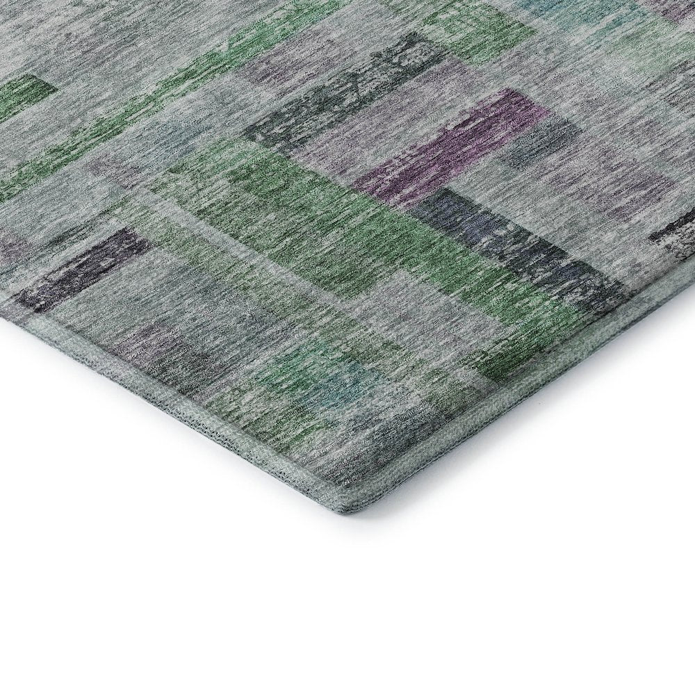Premium Machine Washable Mayfield AMF1090 Aloe 2'6" x 3'10" Rug