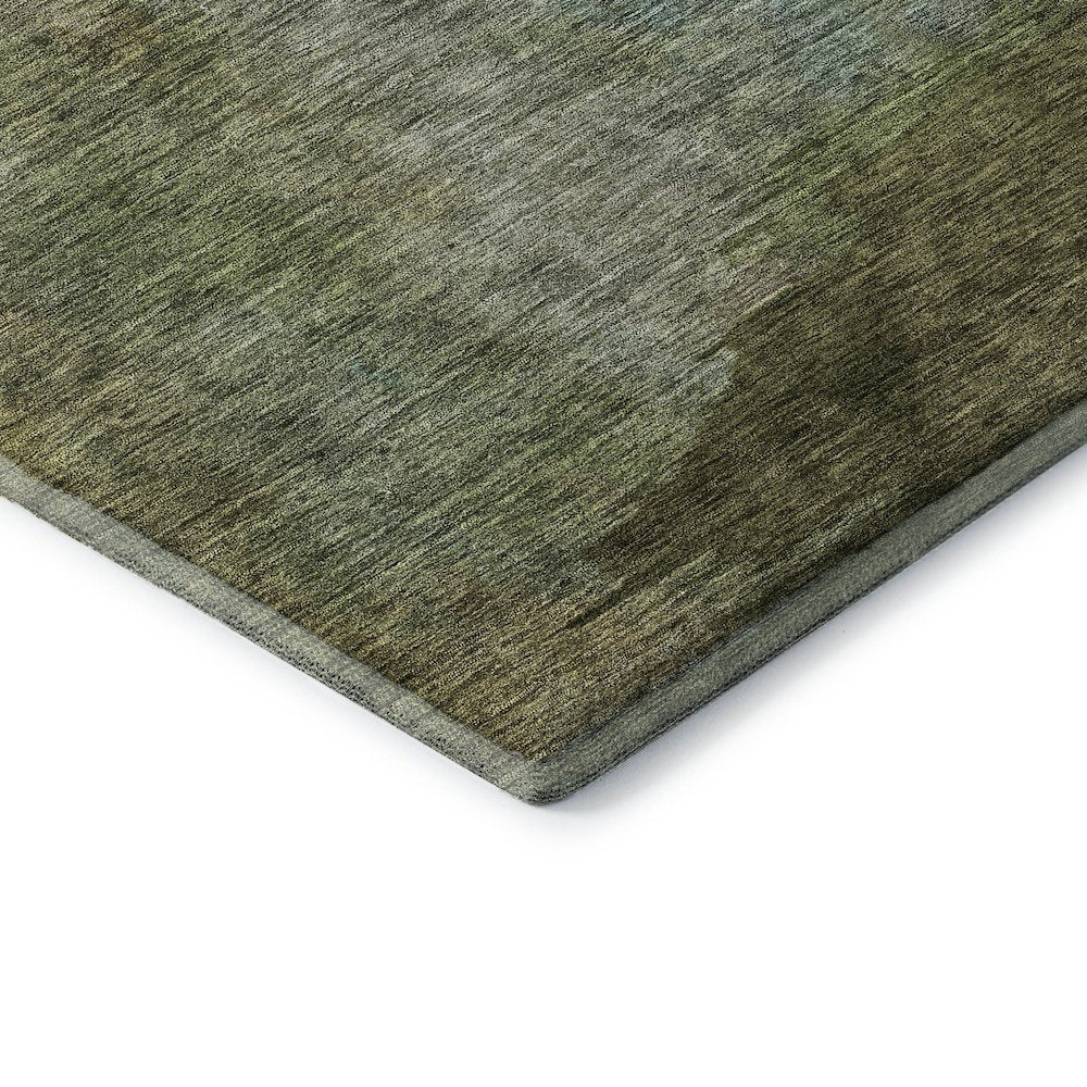 Premium Machine Washable Mayfield AMF1100 Green 2'6" x 3'10" Rug