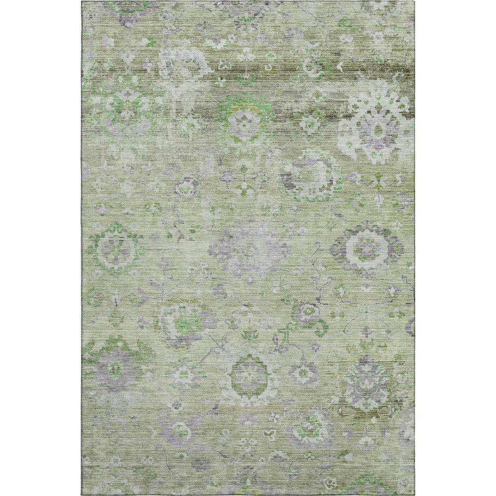 Premium Machine Washable Mayfield AMF1107 Mint 5' x 7'6" Rug