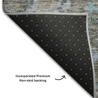 Premium Machine Washable Mayfield AMF1108 Taupe 2'6" x 3'10" Rug