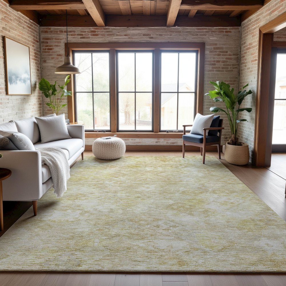 Premium Machine Washable Mayfield AMF1109 Wheat 5' x 7'6" Rug