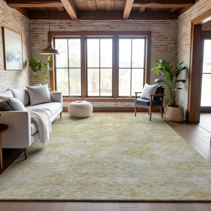 Premium Machine Washable Mayfield AMF1109 Wheat 5' x 7'6" Rug