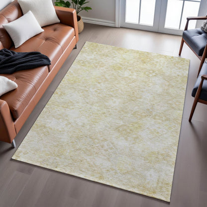 Premium Machine Washable Mayfield AMF1109 Wheat 5' x 7'6" Rug
