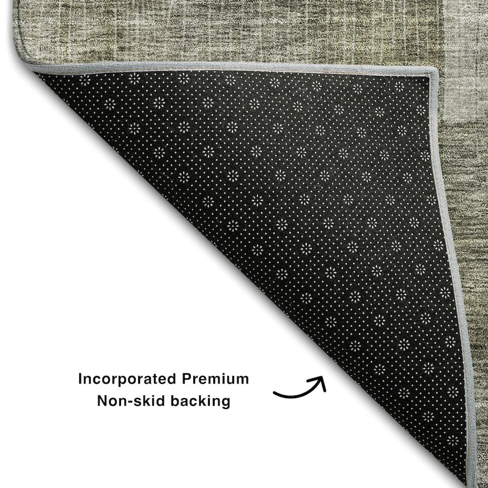 Premium Machine Washable Mayfield AMF1113 Taupe 2'6" x 3'10" Rug