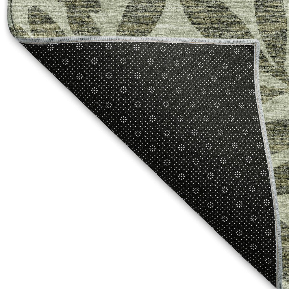 Premium Machine Washable Mayfield  Green 2'6" x 3'10" Rug