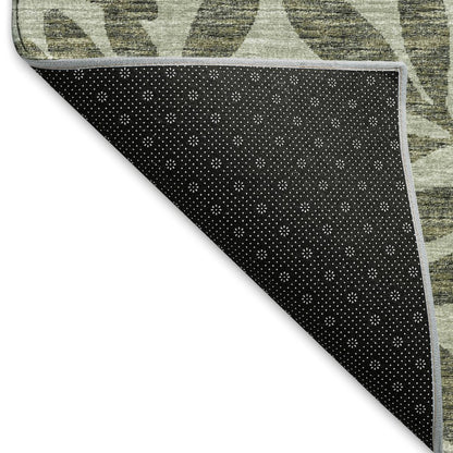 Premium Machine Washable Mayfield  Green 2'6" x 3'10" Rug