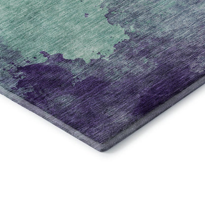 Premium Machine Washable Mayfield AMF1138 Seafoam 2'6" x 3'10" Rug