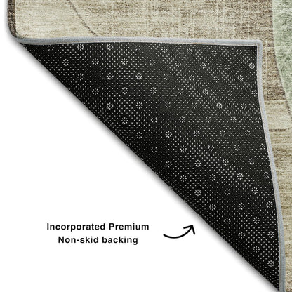 Premium Machine Washable Mayfield AMF1140 Aloe 2'6" x 3'10" Rug