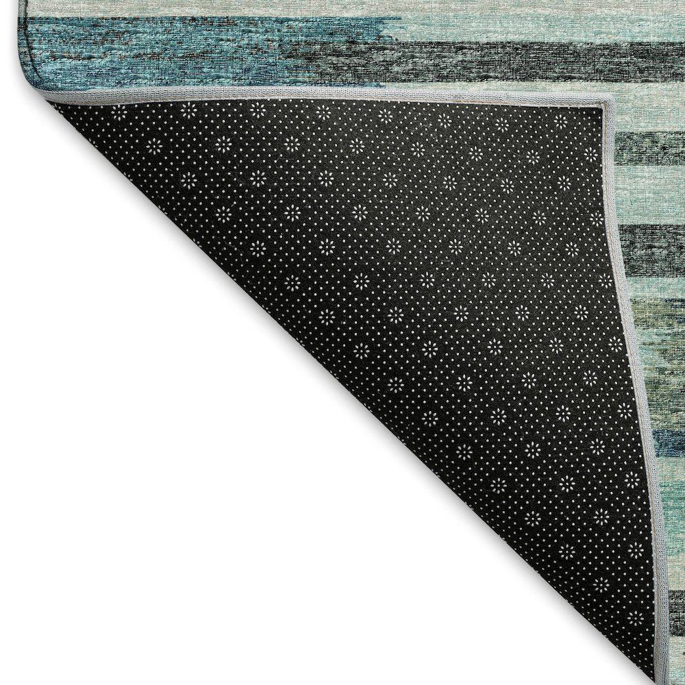 Premium Machine Washable Mayfield  Turquoise 2'6" x 3'10" Rug