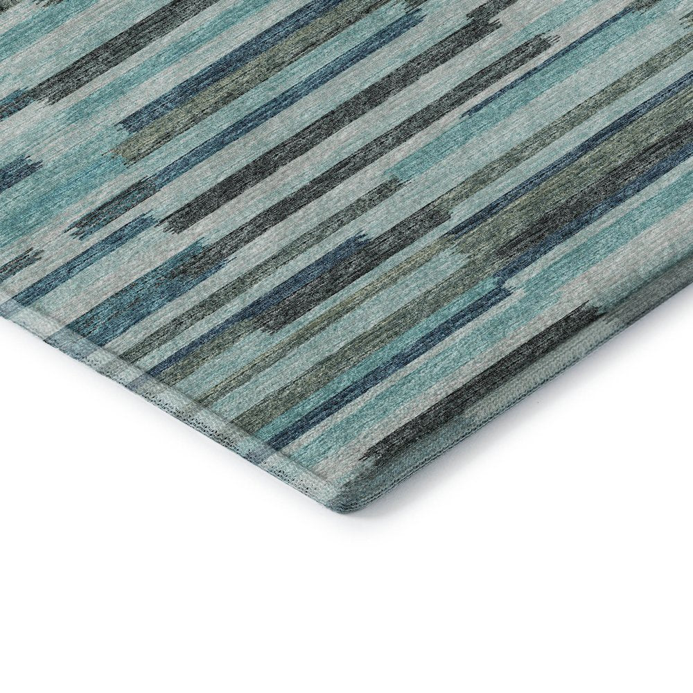 Premium Machine Washable Mayfield  Turquoise 2'6" x 3'10" Rug