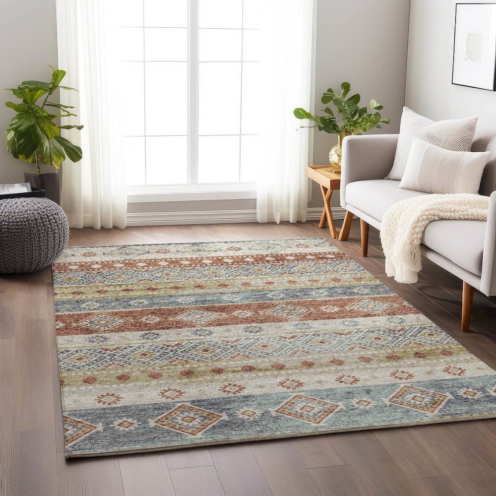 Premium Machine Washable Mayfield  Desert 5' x 7'6" Rug
